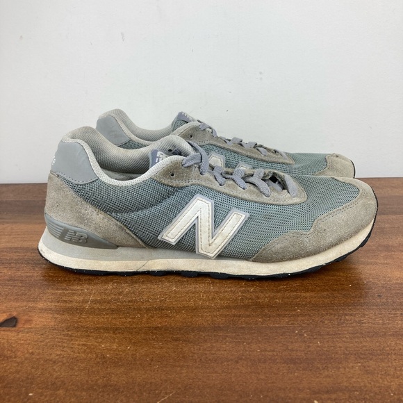 New Balance 515 Classics Grey Suede Mesh Sneakers ML515GRY Men's Size 8D. - Picture 4 of 14